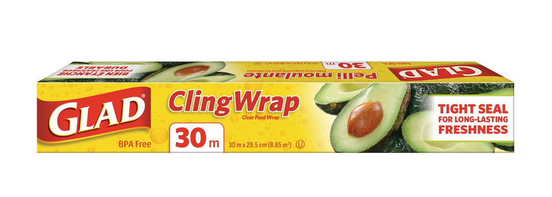 Glad Cling Plastic Wrap, 98-ft E6