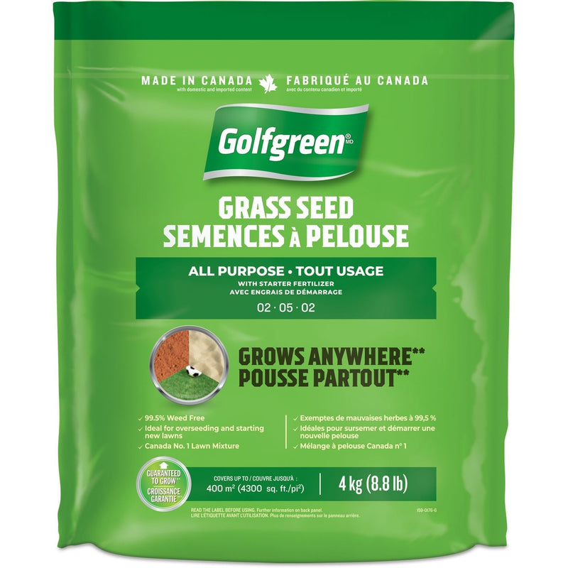 Golfgreen All Purpose Grass Seed, 4-kg Y4