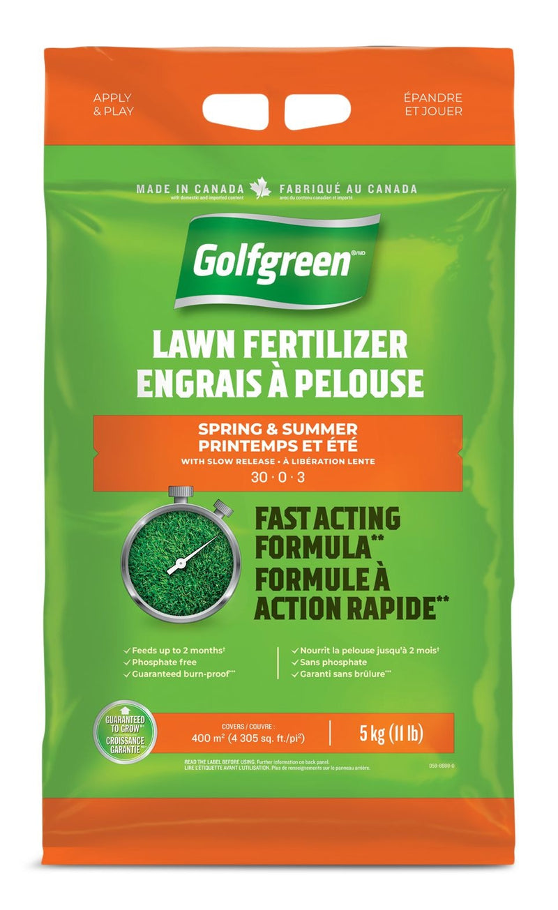 Golfgreen Lawn Fertilizer, 30-0-3, 5-kg U4