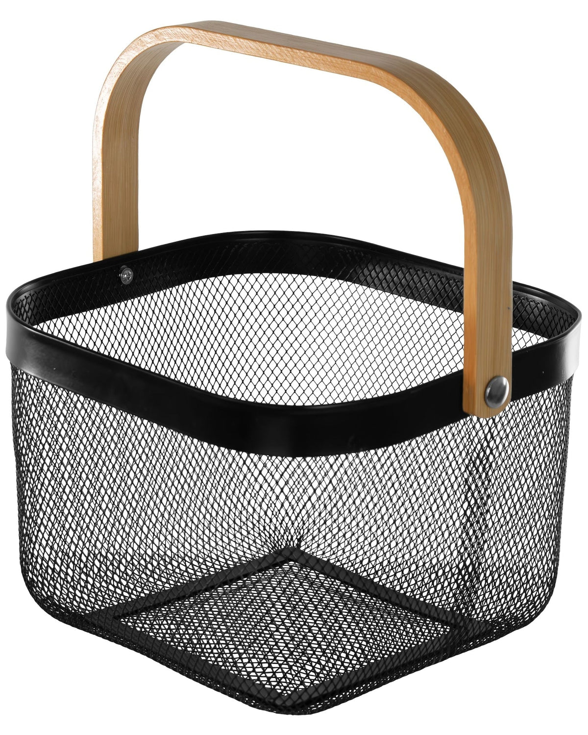 Gracious Living Wired Basket, Black