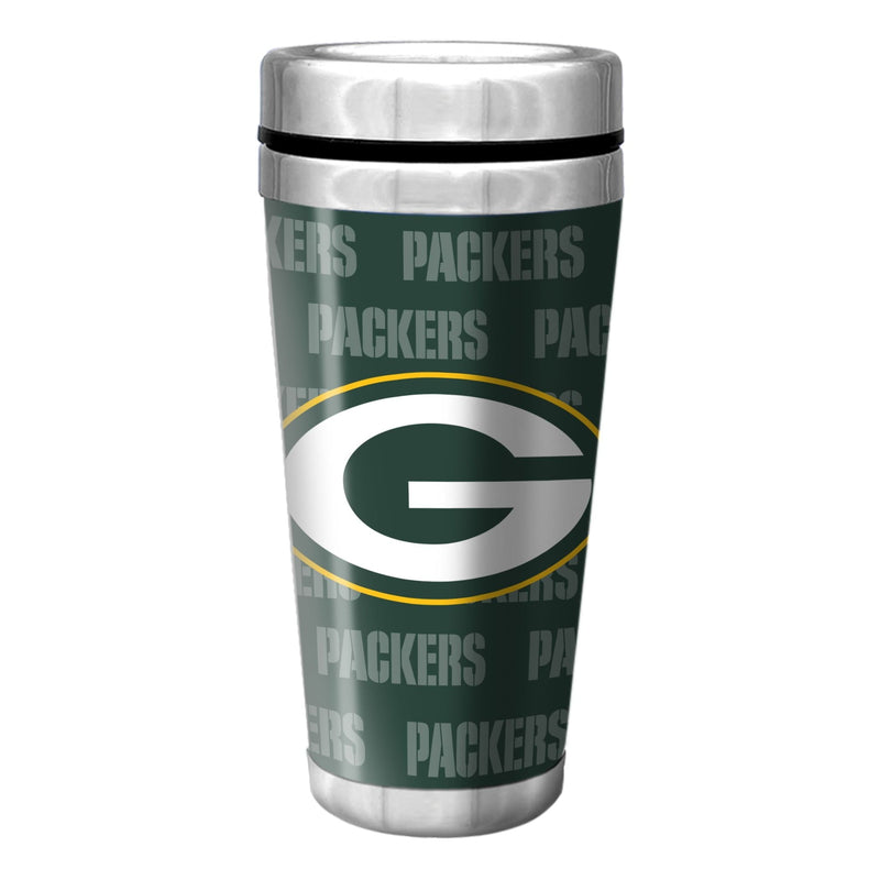 Green Bay Packers Stainless Steel Travel Mug For NFL Football Fans/Collectors, 16-oz Q2