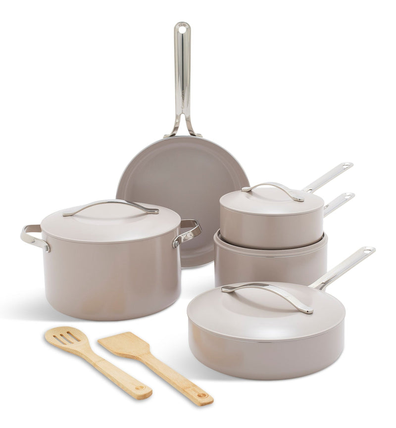 GreenPan Nova Cloud White Cookware Set, 11-pc W6