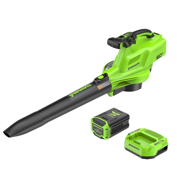Greenworks 60V 520 CFM/240 MPH Blower Vacuum with 4Ah Battery Z6