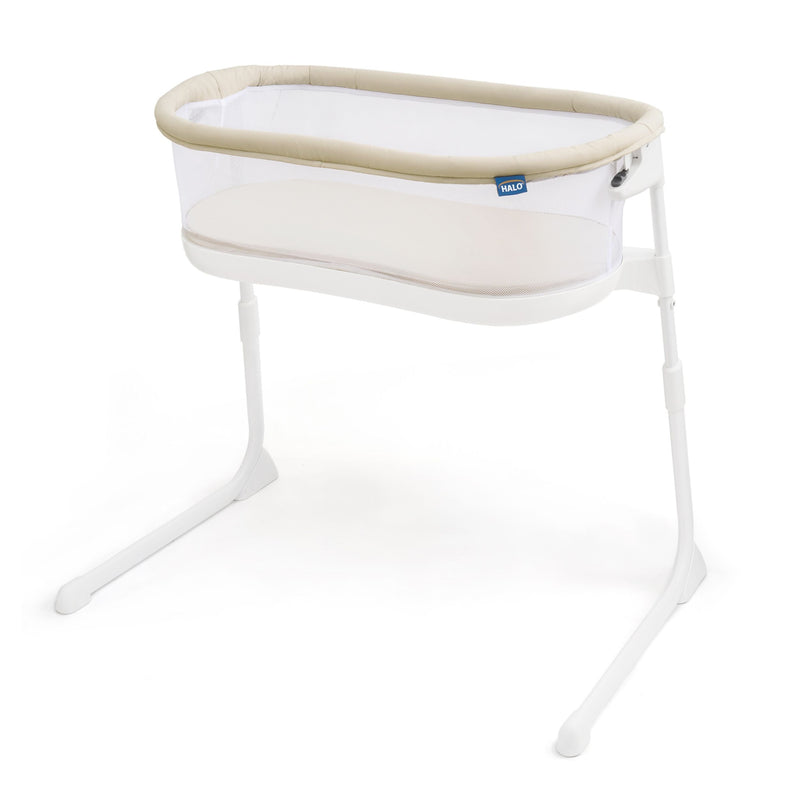 Halo Bassinest Lite Portable Bedside Sleeper, White Z5