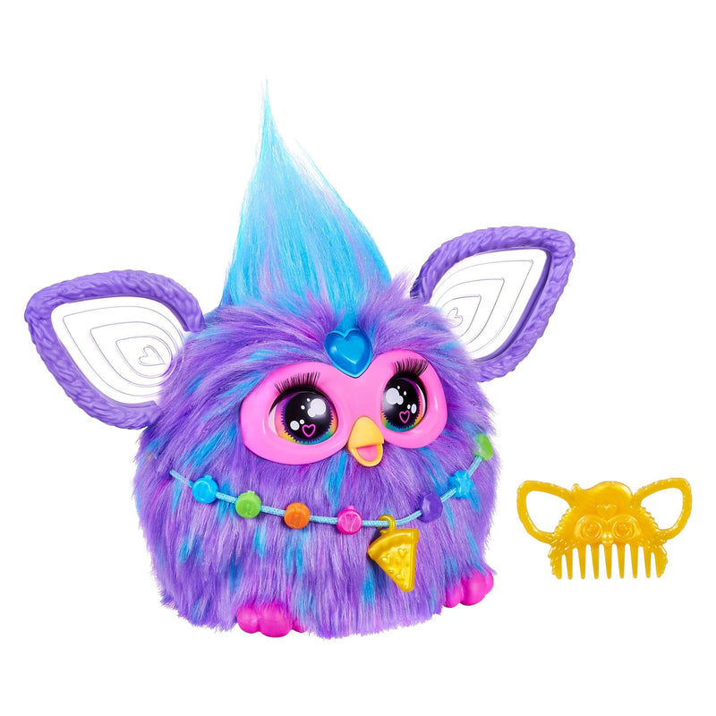 Hasbro Furby Purple Interactive Plush Toy, Electronic, French Version, Ages 6+ K1
