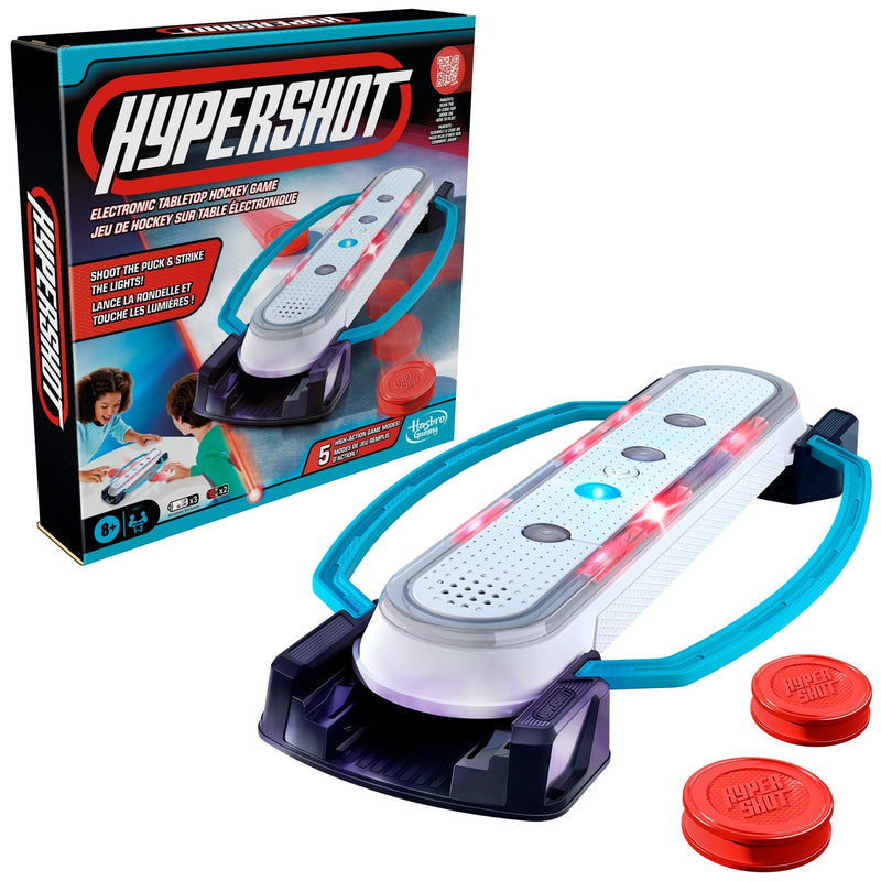 Hasbro Games Hypershot Electronic Tabletop Hockey Game, 5-in-1 Board Game, Ages 8+ Z0
