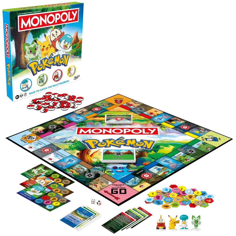 Hasbro Monopoly Classic Board Game: Pokemon Edition Q5