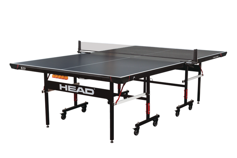 Head Summit Foldable Pong Table Tennis with Net & Built-In Storage V7