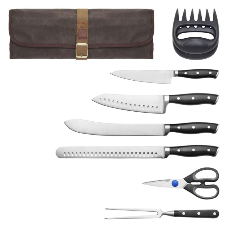 Henckels Forged Accent Knife Roll Set, 9-piece W8
