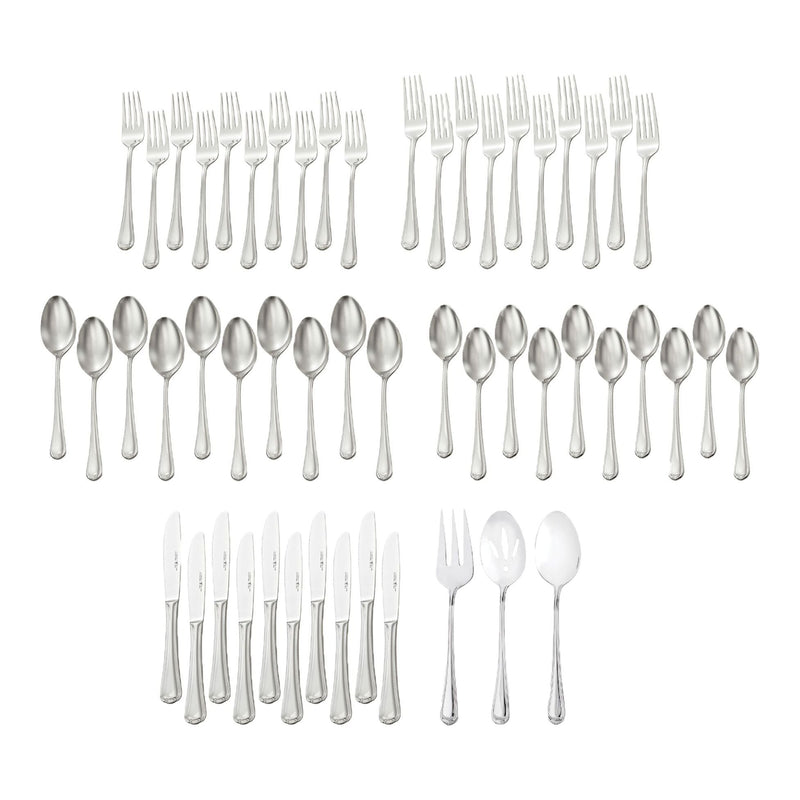 Henckels Metrona Flatware Set, Serves 10, 53-pc, Dishwasher Safe T3