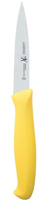 Henckels Stainless Steel Paring Knife, Dishwasher Safe, 3.5-in, Assorted Colours