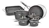 Heritage The Rock Non-Stick Cookware Set with Matching Roaster, 10-pc