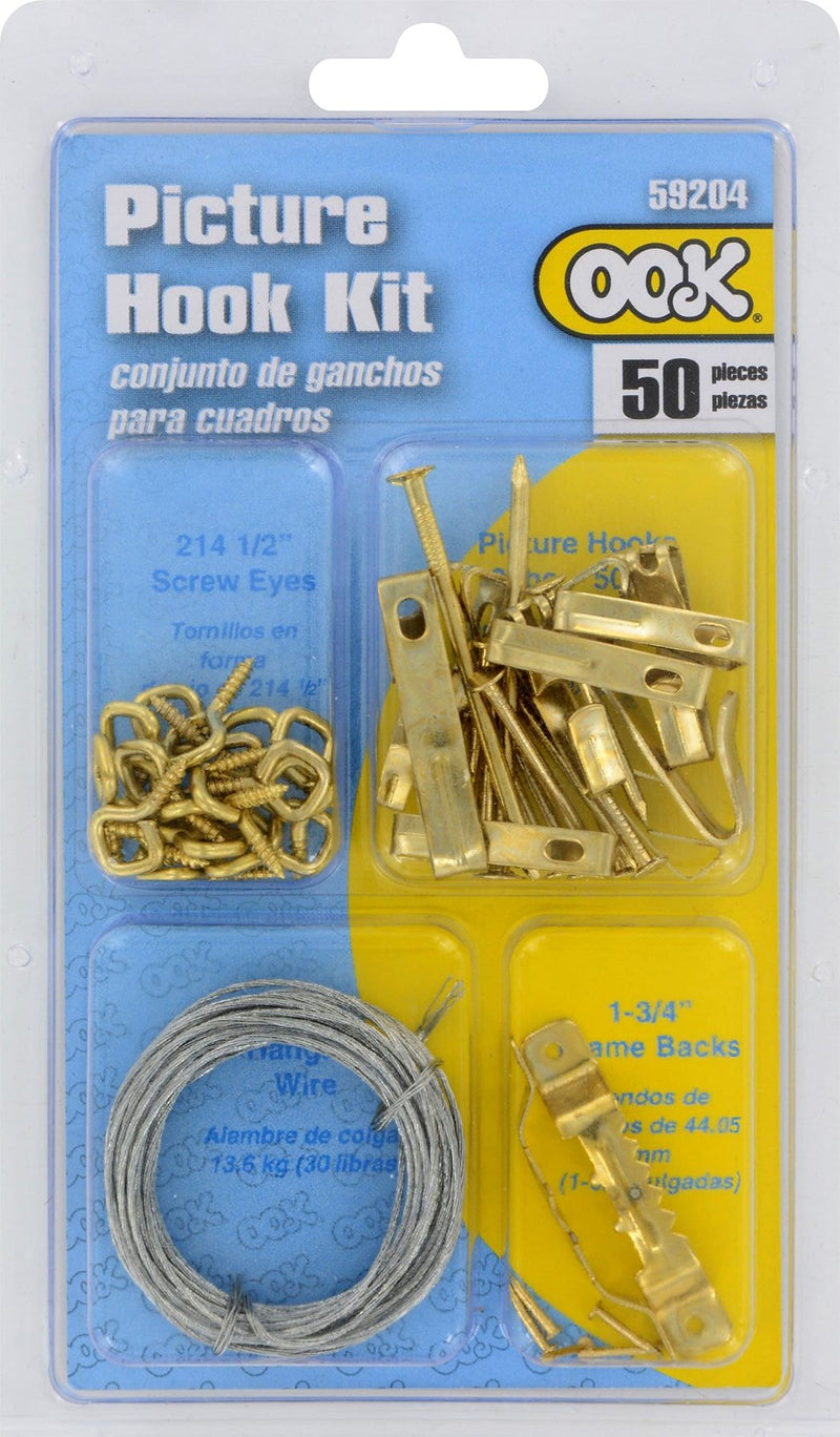 Hillman Picture Hanging Kit with Sawtooth Hangers and Screws, 50-pc F5