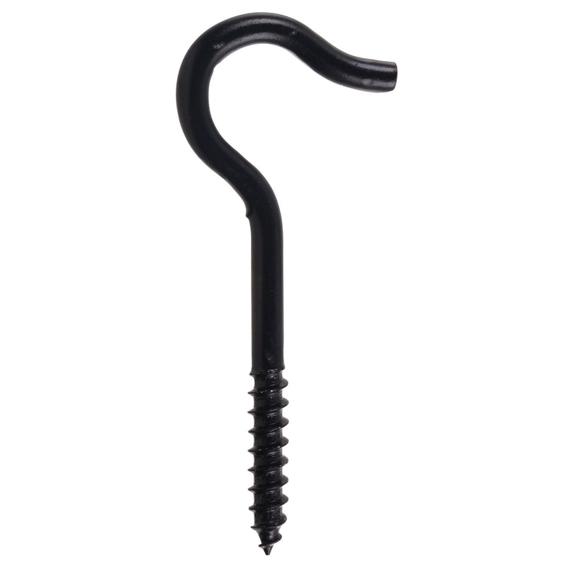 Hillman Screw Hook, 3-7/8-in, Black Y7