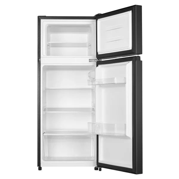 Hisense 19in. 4.4 cu. ft Stainless Steel Look Compact Top Mount Refrigerator F9