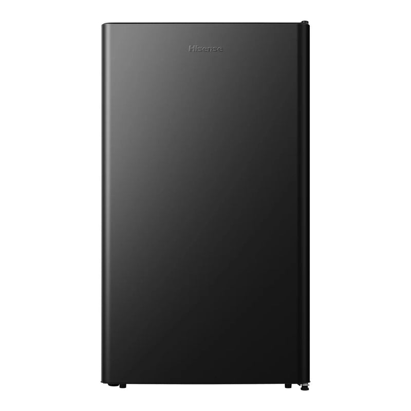 Hisense 33 in. 3.3 cu ft. Black Compact Fridge with Reversible Curved Door X9