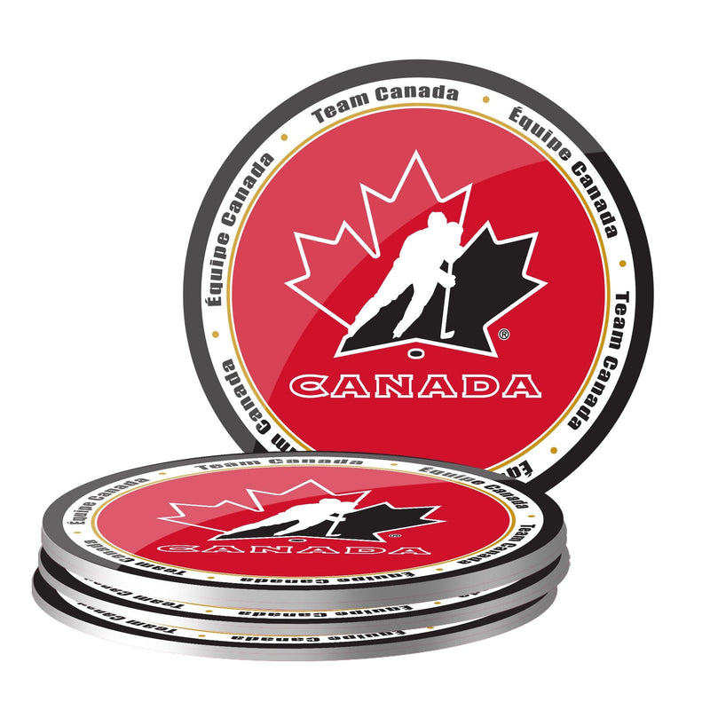 Hockey Canada Team Canada Drink Coaster Set, 4-pk H1