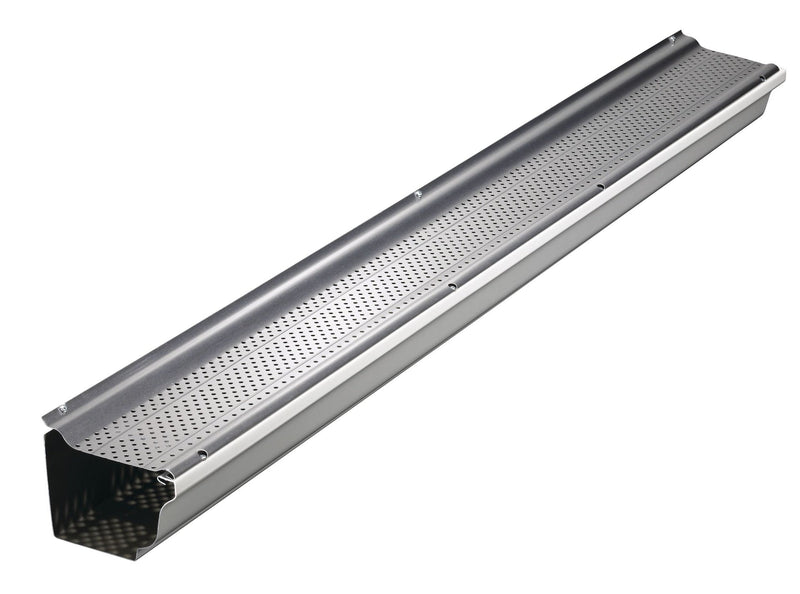 Holmes Smart Screen 20-ft Aluminum Gutter Guards, Metallic, 5-pk F8
