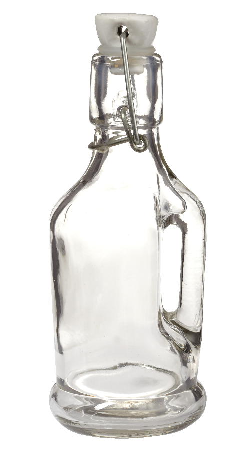Home Made Glass Flip-Top Lid Bottle, Assorted Sizes, 1-pc P9