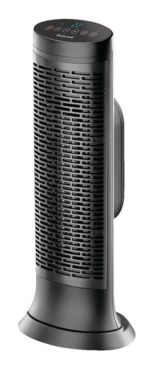 Honeywell HCE352C Digital Tower Ceramic Space Heater withThermostat, 1500W, Black H6