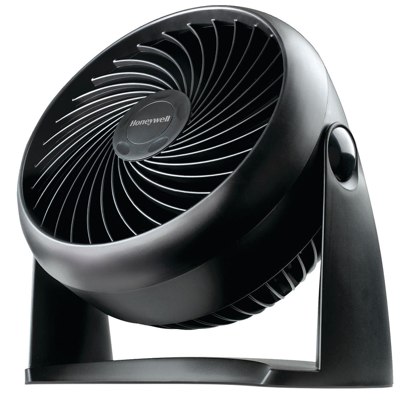 Honeywell TurboForce Tilt-Head Portable Air Circulator Table/Desk Fan, 3-Speed, Black, 7-in O8