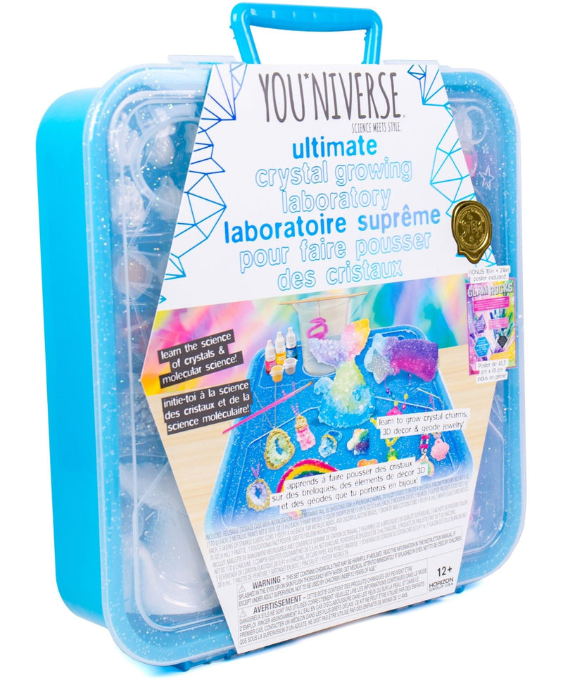 Horizon You*Niverse Ultimate Crystal Growing Laboratory Kit For Science & Learning, Ages 12+ S6