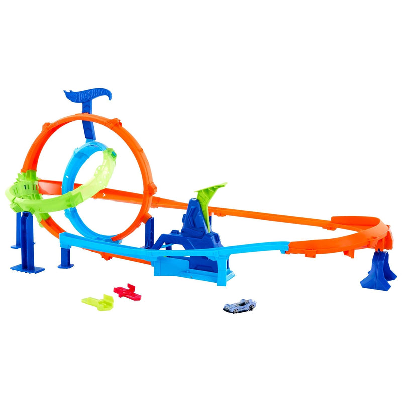 Hot Wheels Rapid Launch and Loops Car Set O7