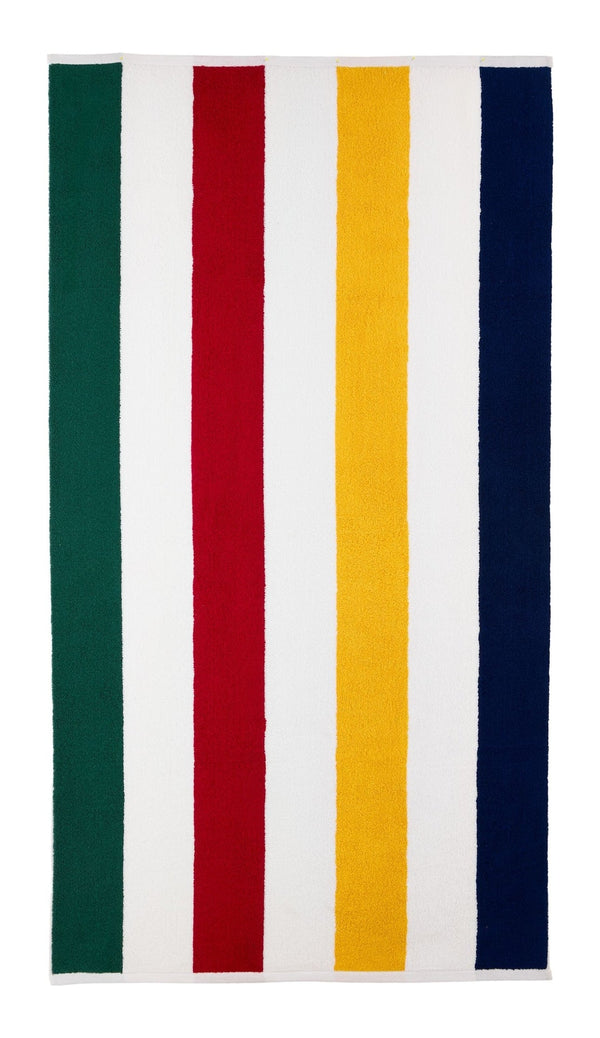 Hudson’s Bay Stripes Beach Towel, Cabana Vertical, Multi-Coloured, 70-in x 40-in K0