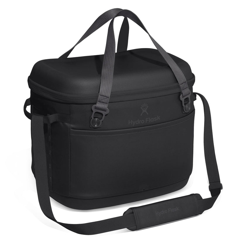 Hydro Flask Carryout Compact Insulated Soft Cooler with Shoulder Strap, Black, 30 L S3