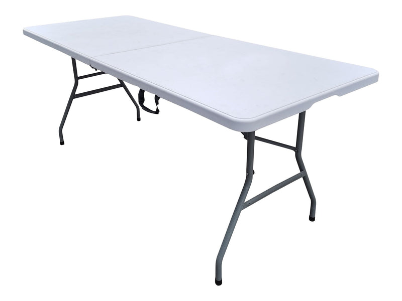 Iceberg 6-in White Folding Table with Easy Open/Close Z8