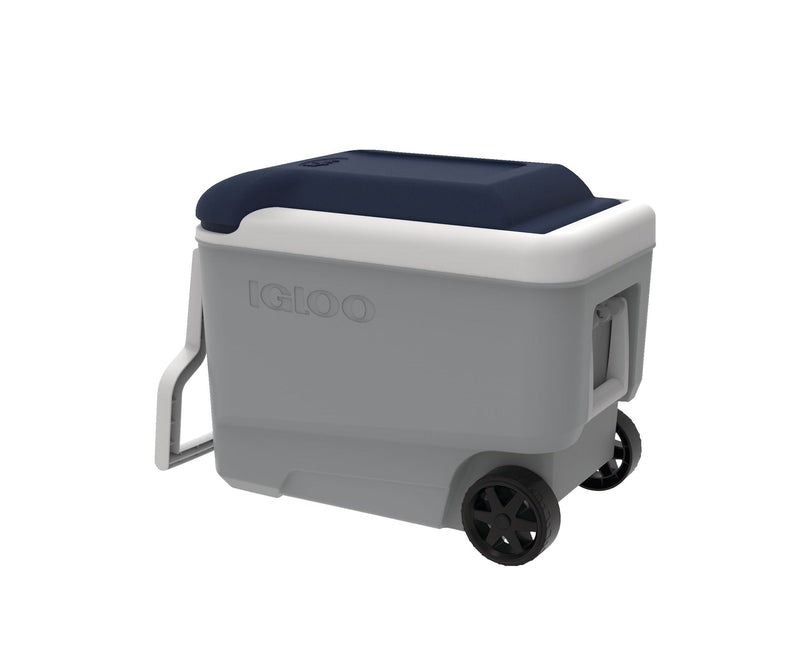 Igloo Maxcold Latitude Roller Cooler, 38-L, Grey/Blue I4
