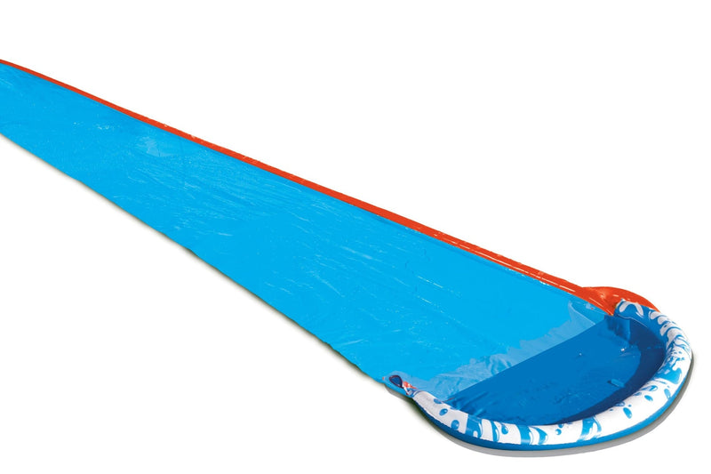 Inflatable Soak N' Splash Water Slide Slip & Slide with Sprinkler, Blue, 16-ft, Ages 5+, for Beach/Pool Fun Activities I4
