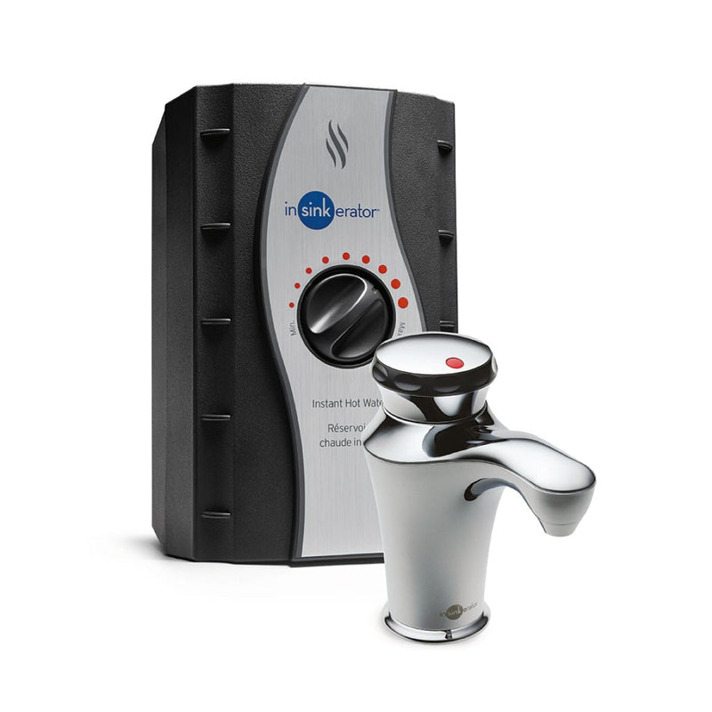 InSinkErator InVite Contour Instant Hot Water Dispenser System, Stainless Steel Tank Included, Chrome R9