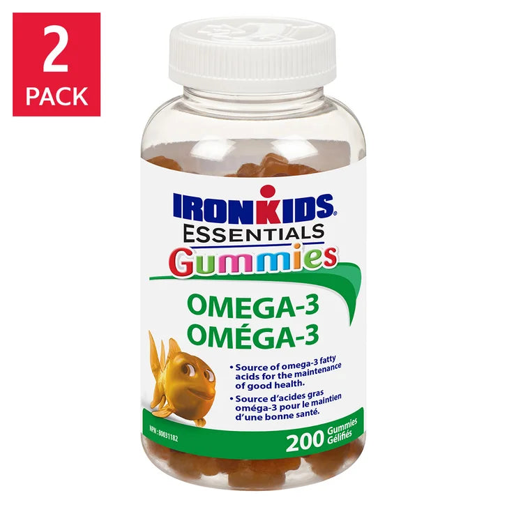IronKids Essential Omega-3 Gummies, 2 x 200 gummies I8