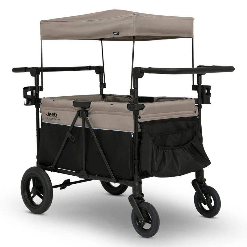Jeep Gladiator Stroller Wagon by Delta Children, Black/Tan F3