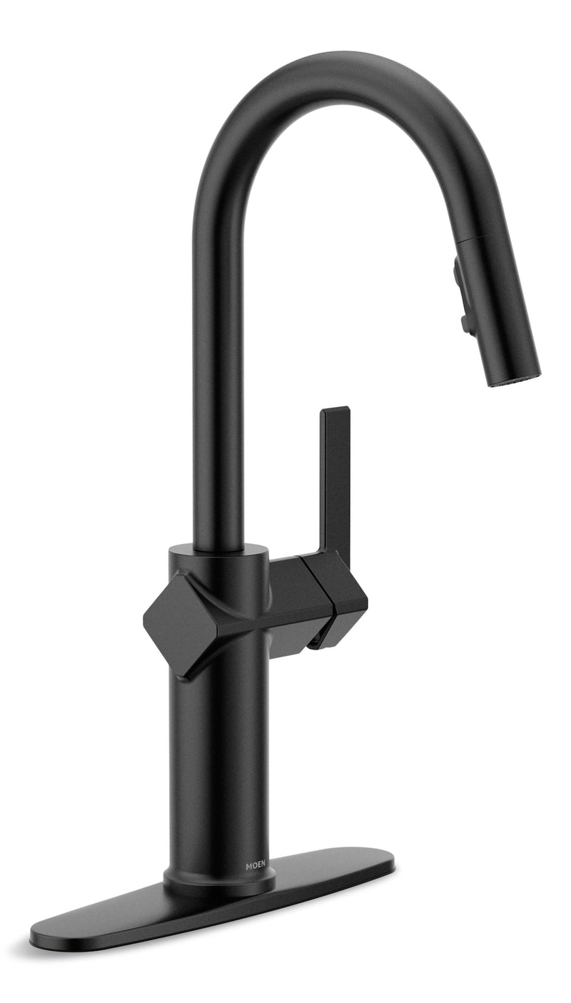 Joric 1-Handle Pull-Down Kitchen Faucet, Matte Black A5
