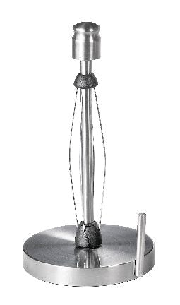 Kamenstein Perfect Tear Stainless Steel Upright Paper Towel Holder with Weighted Base, 13-in H X9