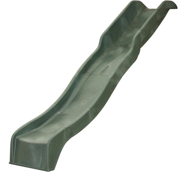 KidKraft Outdoor Plastic Wave Slide, Green, Ages 3 -10 N2
