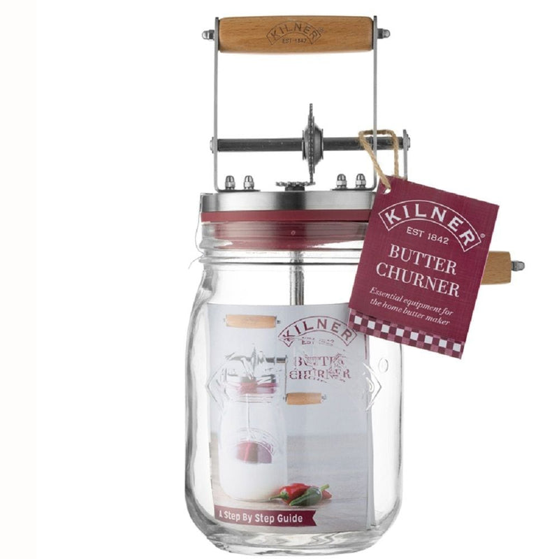 Kilner Manual Butter Churner, Clear, 800-ml M6