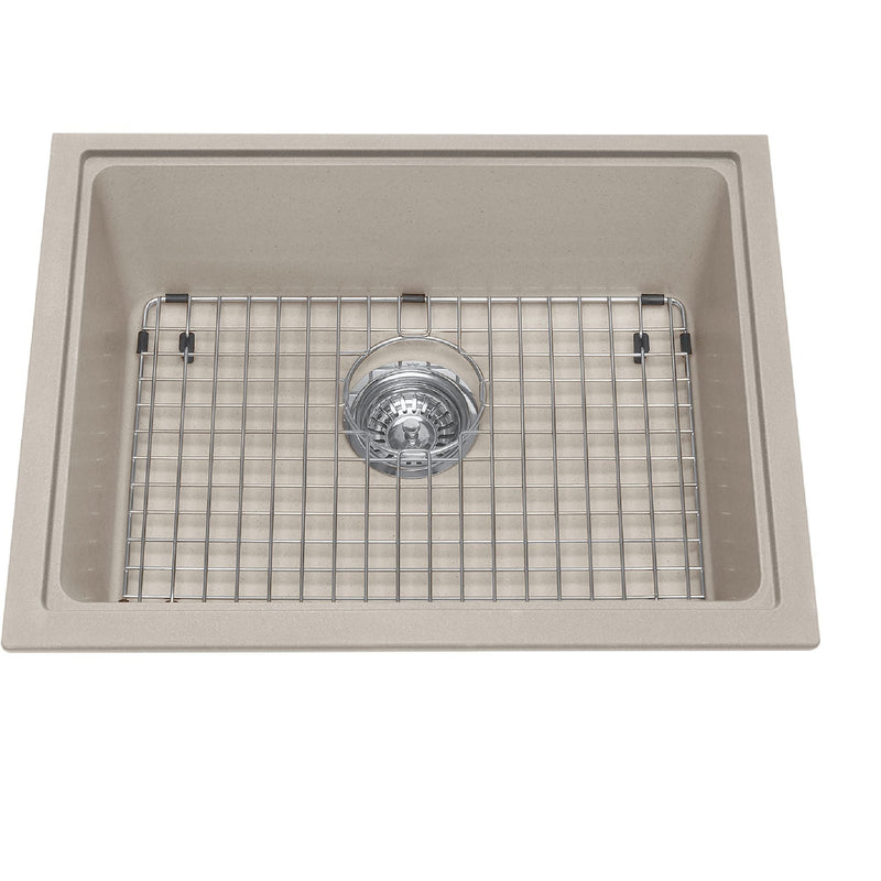 Kindred Mythos Kitchen Granite Undermount Single Sink, 23-in B6