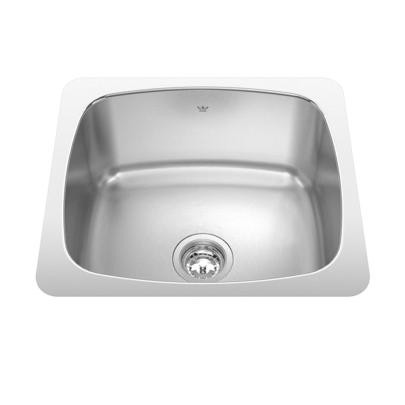 Kindred Utility Single Stainless Steel Laundry Sink, 20x18-in O7