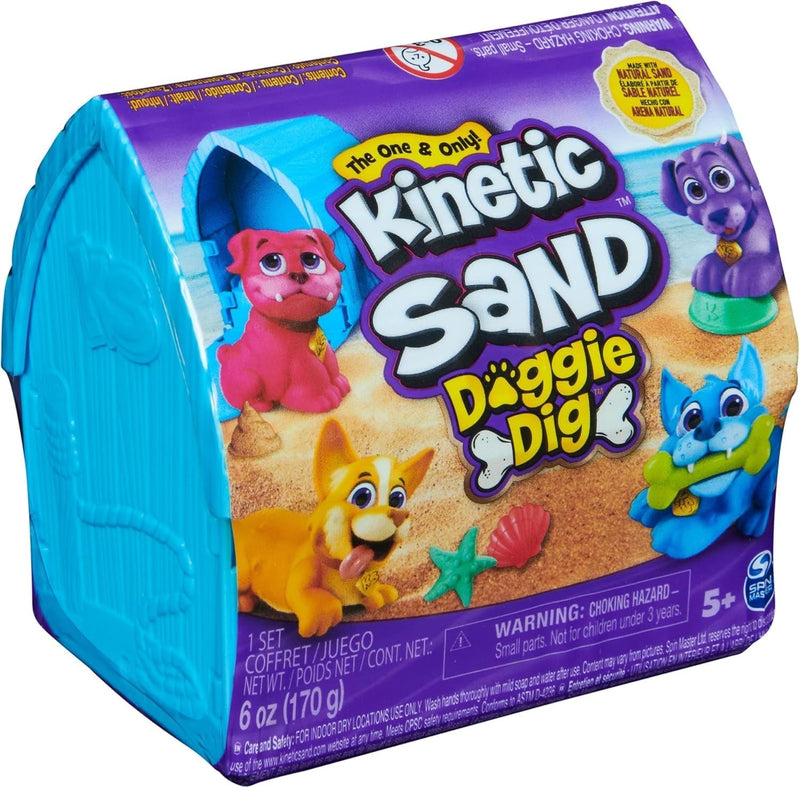 Kinetic Sand Single-Colour Doggy Dig Set for Ages 5+ O5