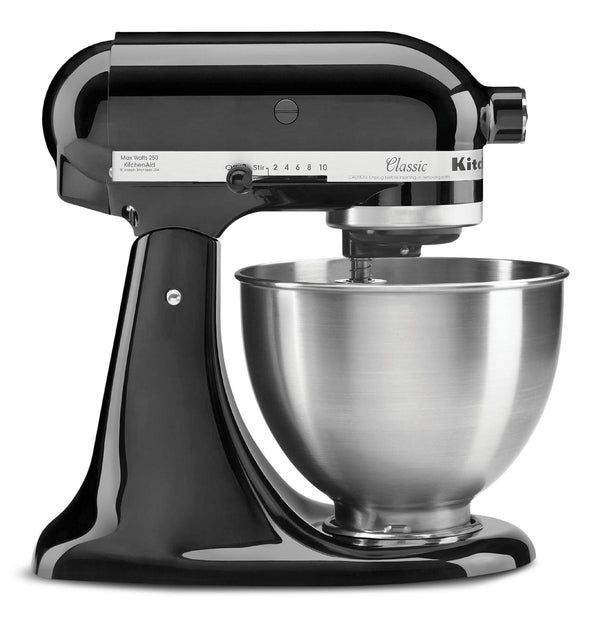 KitchenAid 4.5 Quart Classic Series Tilt-Head Stand Mixer, Onyx Black O3