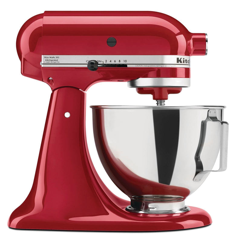 KitchenAid 4.5 Quart Tilt-Head Stand Mixer with 10 Speeds, Empire Red L8