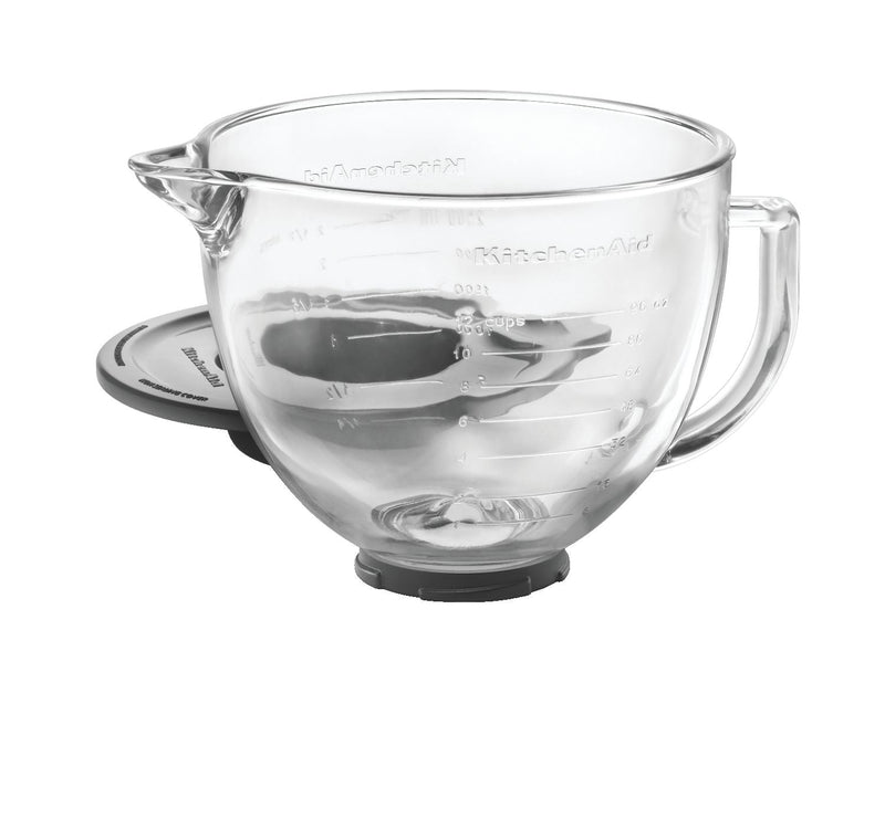 KitchenAid Artisan Tilt-Head Stand Mixer Bowl with Measurement Markings & Lid, 5qt F9