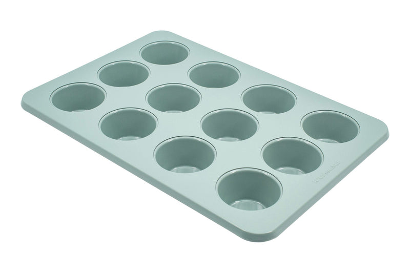 KitchenAid Cardamom Non-Stick Steel Muffin Pan, 12-Cup Q8
