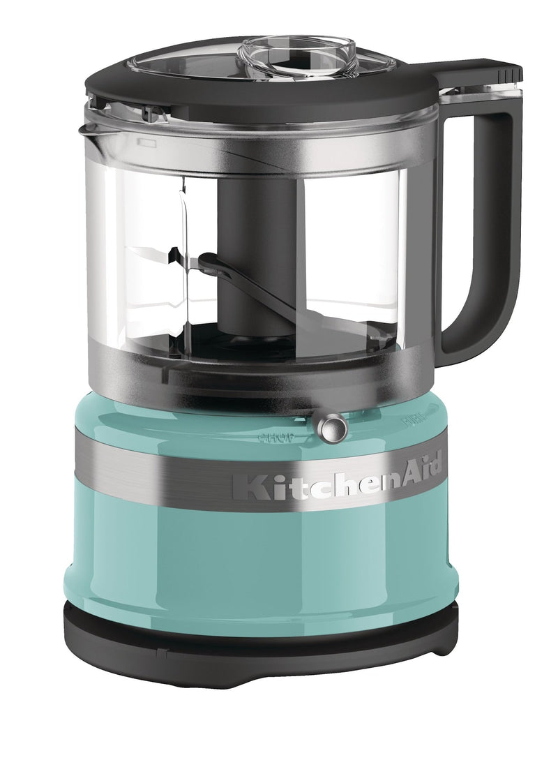 KitchenAid Compact 3.5 Cup Food Chopper/Mini Food Processor with Dishwasher Safe Parts, Aqua Sky H5