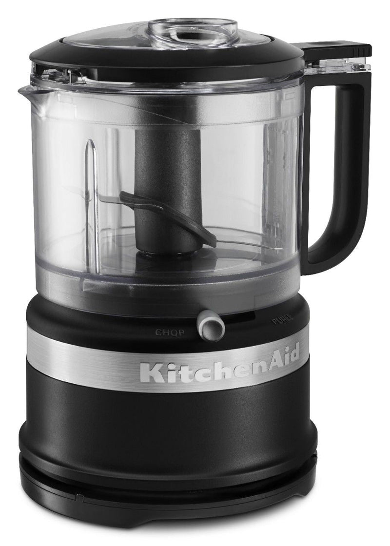 KitchenAid Compact Food Chopper with Dishwasher Safe Parts, Black M8