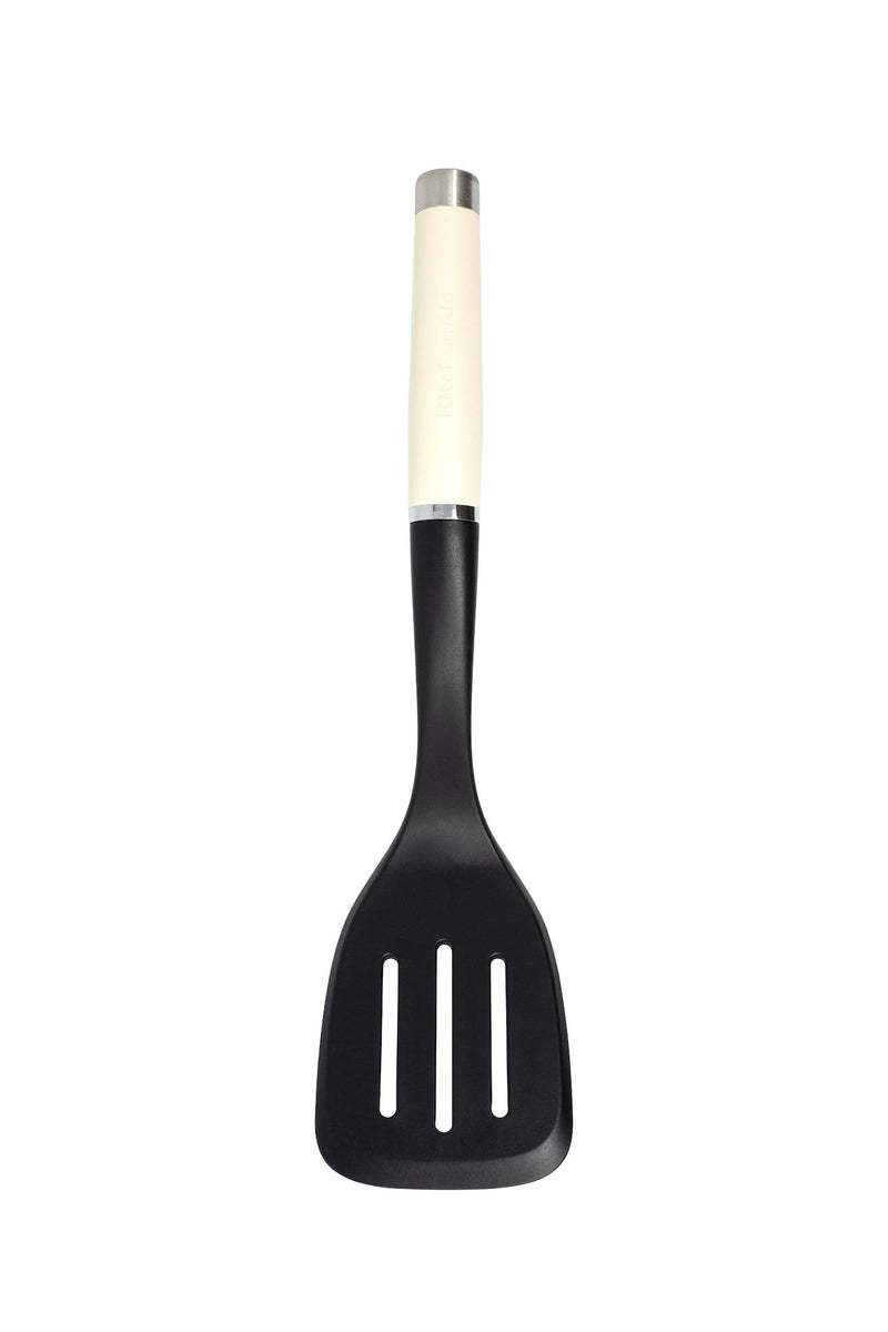 KitchenAid Gourmet Nylon Slot Turner, Almond Cream D2