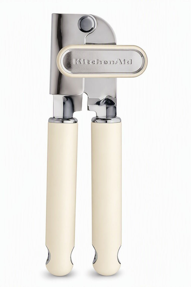 KitchenAid Gourmet Soft Grip Stainless Steel Can Opener, Almond Cream B4